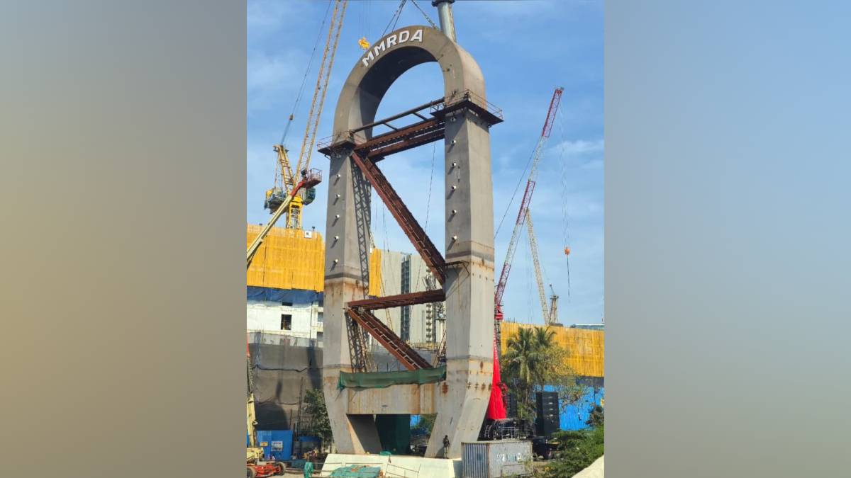 Zero cable-stayed bridge Mumbai, Metro 2B route Mumbai, MMRDA bridge project, Mumbai metro infrastructure, Andheri West Mandale metro, Mumbai rapid transit,