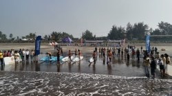 National Stand-up Paddle Championship : राजोडी समुद्रकिनाऱ्यावर रंगला राष्ट्रीय स्टँडअप पॅडल चॅम्पियनशिपचा थरार…