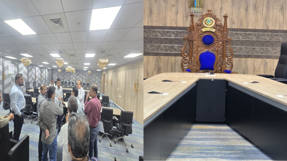 VVCMC Mayor office renovation for upcoming office bearers BVA majority