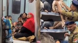 Viral Video: वर्दीतल्या माणसालाही मन असतं… ट्रेनमध्ये खाली बसलेल्या महिला आणि मुलं त्याला दिसली, पुढे जे पोलिसाने केले त्याने जिंकली सर्वांची मने जिंकली