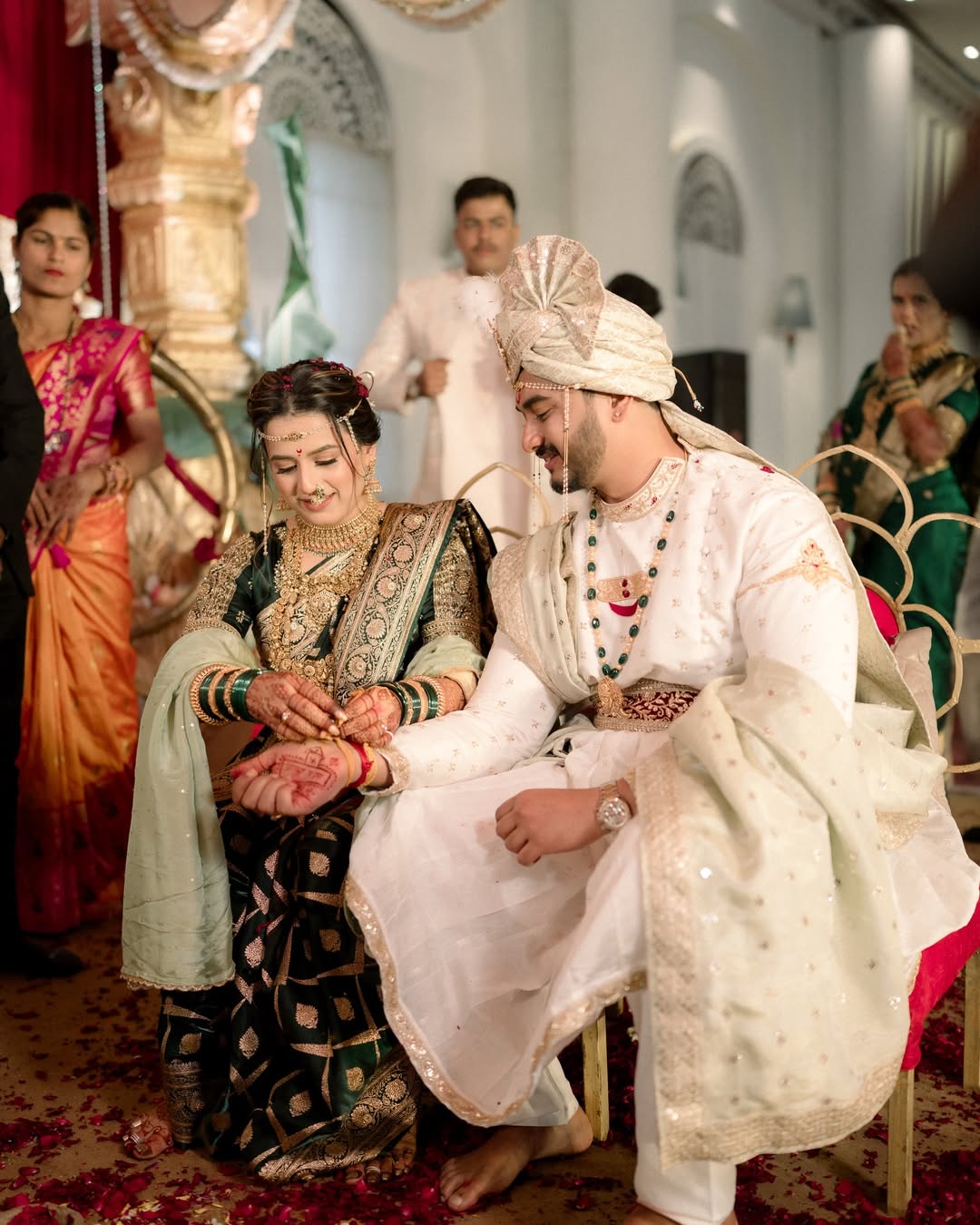 Prajakta Gaikwad Paithani Saree Look