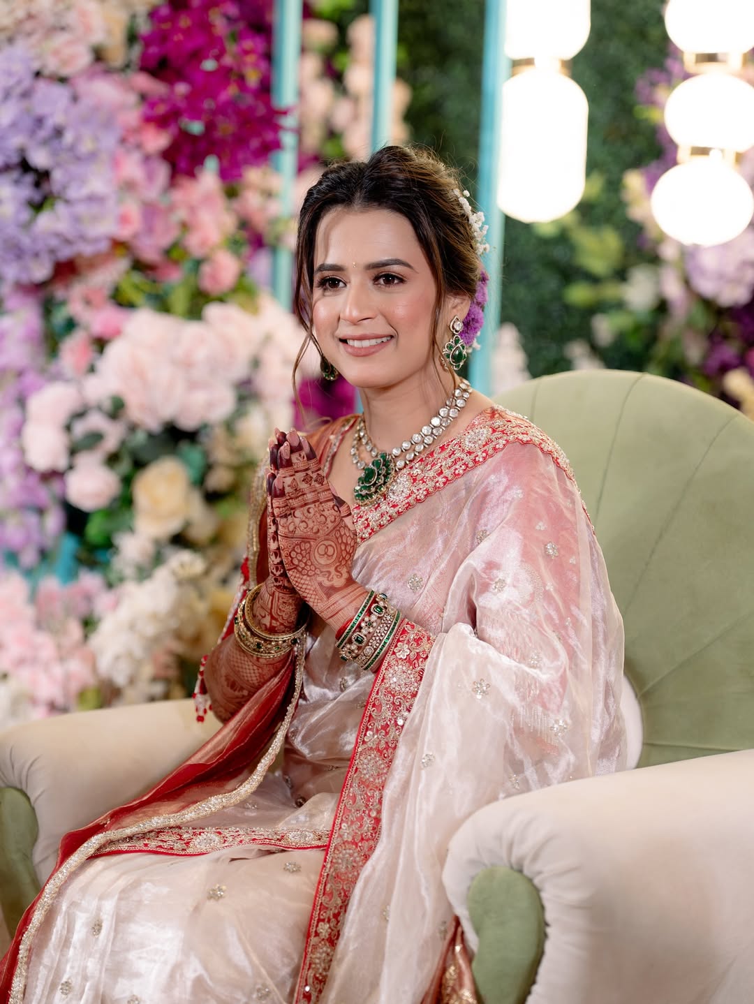 Prajakta Gaikwad Paithani Saree Look