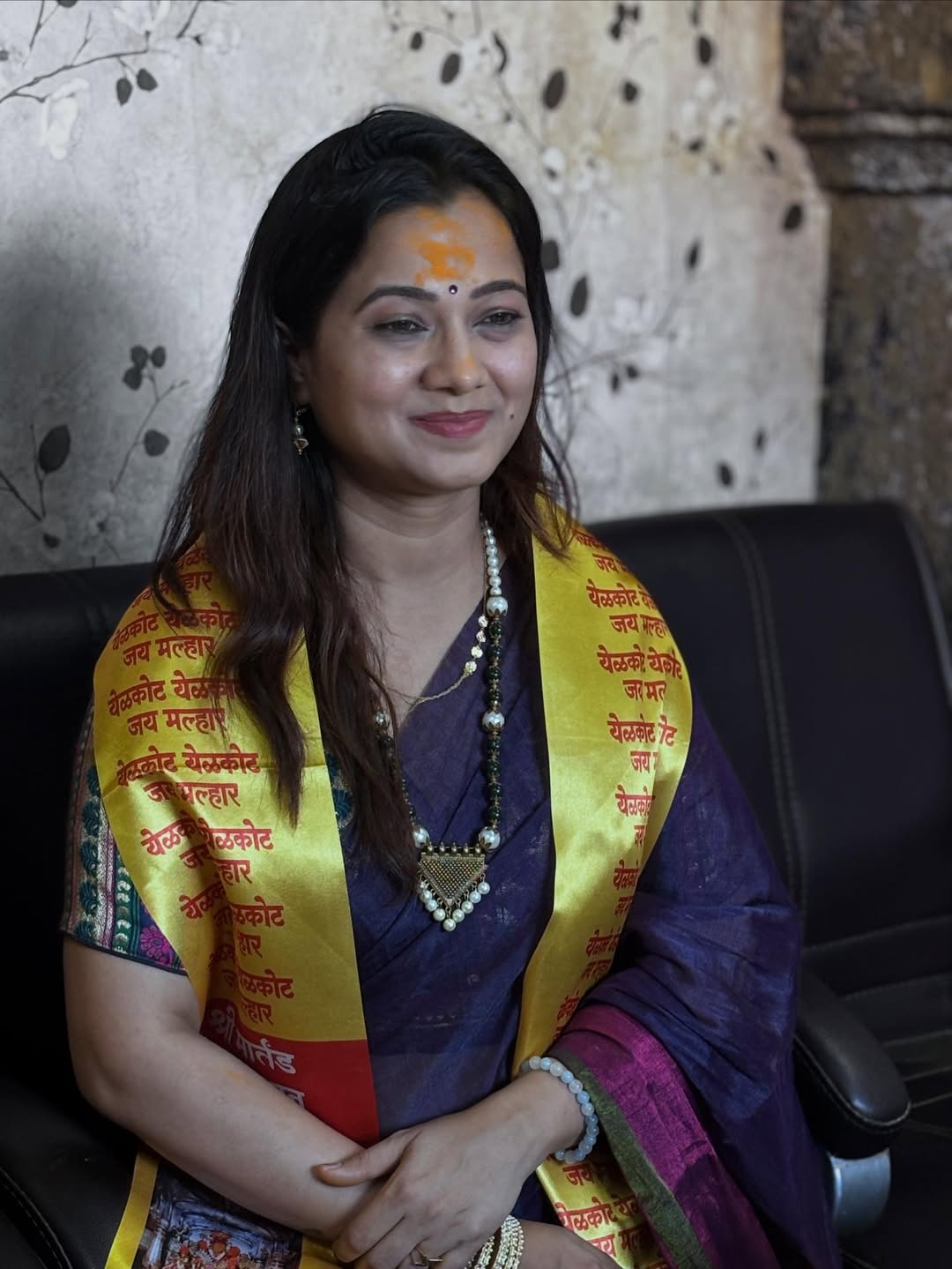 Radha Sagar Jejuri Temple With Family