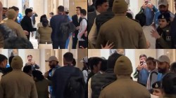 ‘मदत करा’ म्हणत महिलेने रोहित शर्माचा धरला हात, रोहितला बसला धक्का; टीम हॉटेलमध्ये नेमकं काय घडलं? VIDEO व्हायरल