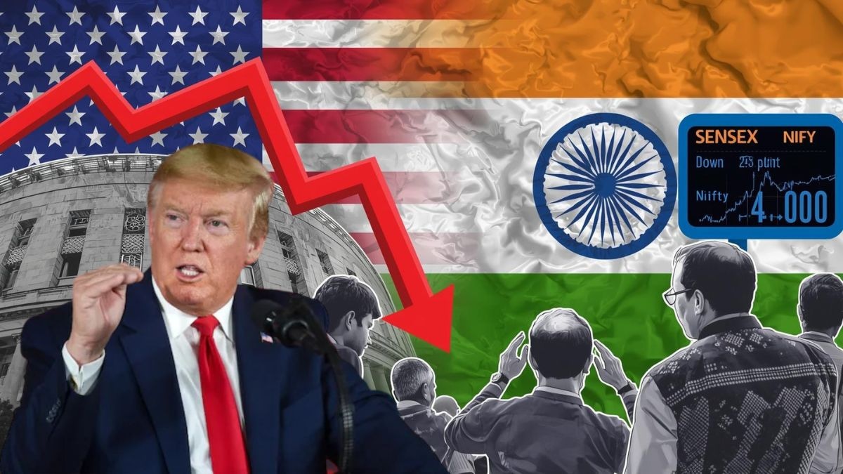 Indian benchmark indices drop due to trade tensions