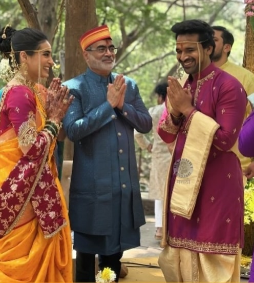 Siddharth Khirid first wedding photo