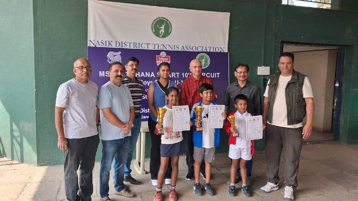 'Smart Suhana 10' State Ranking Tennis Tournament held in Nashik