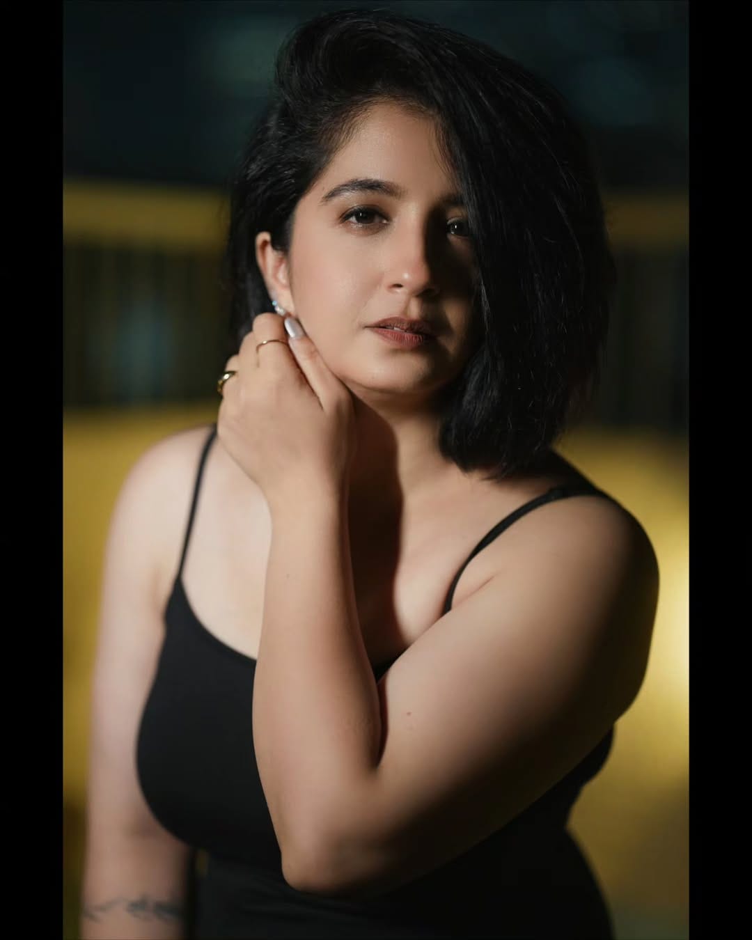 Snehlata Vasaikar Black One Piece Dress Look