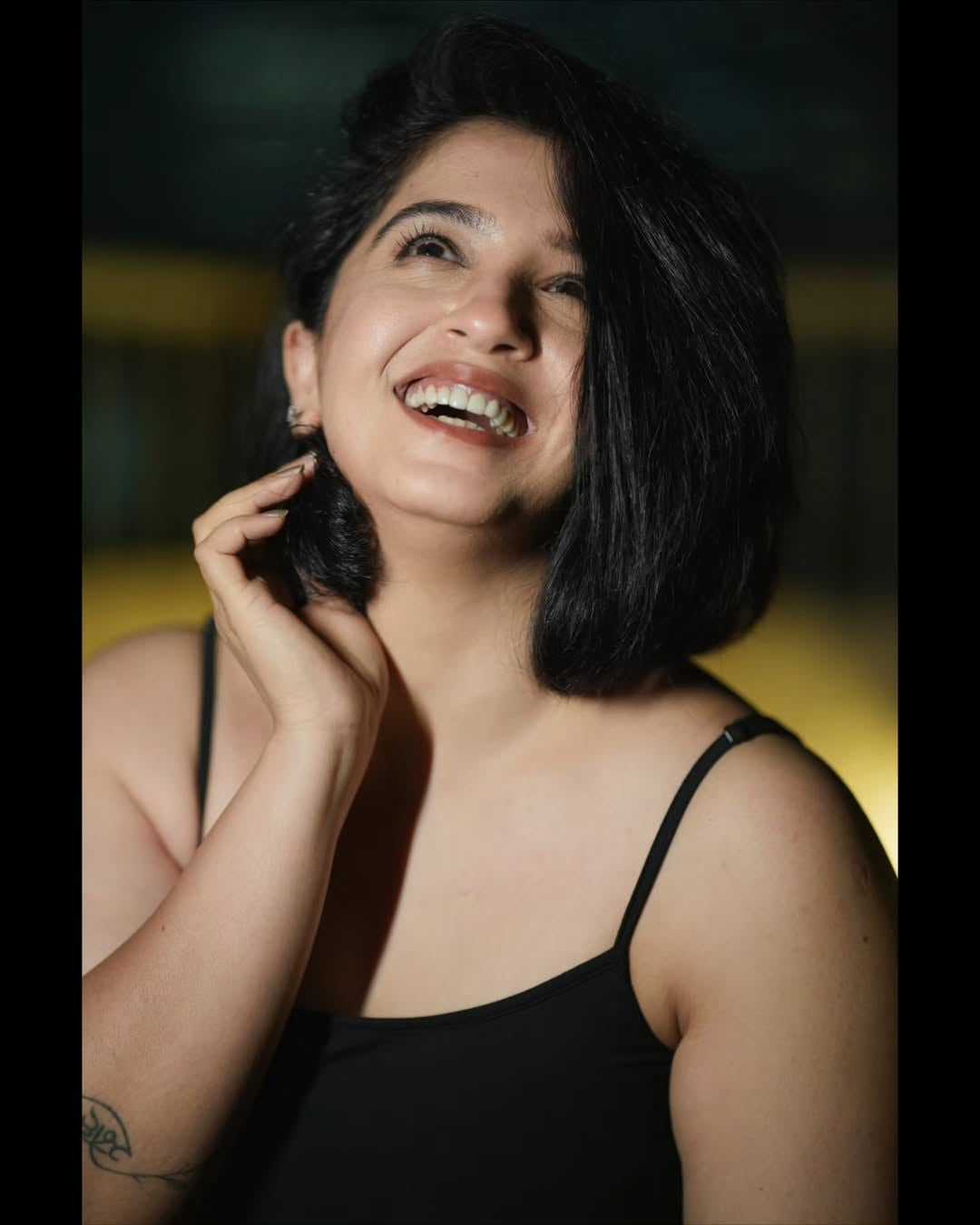 Snehlata Vasaikar Black One Piece Dress Look