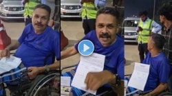 Karnatak Toll : ‘ऑपरेशन पराक्रम’मध्ये जखमी झालेल्या सैनिकाला टोलनाक्यावर अडवलं; सैनिकाने व्हिलचेअरवरून VIDEO काढला अन्…
