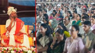 Gurudev Sri Sri Ravi Shankar emphasized devotion and satsang make life beautiful and meaningful.