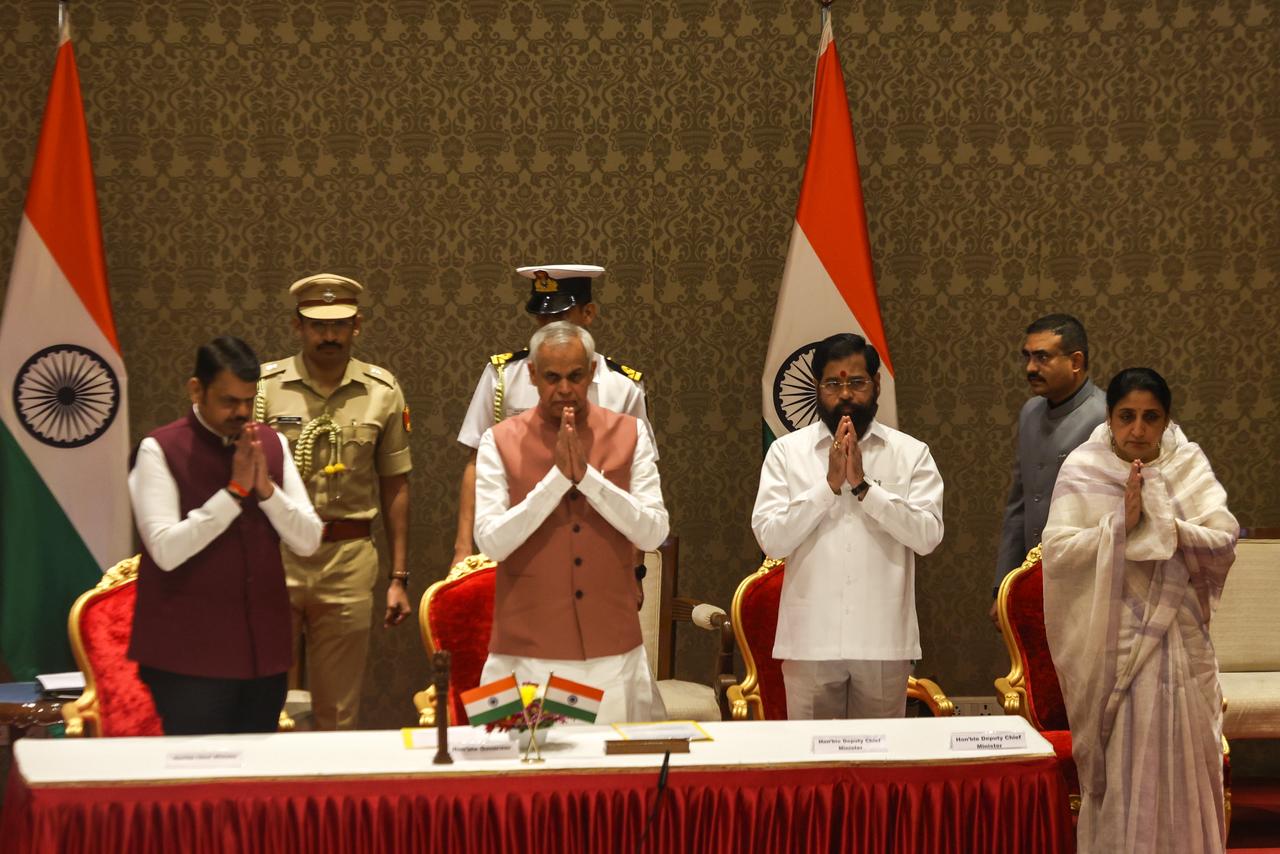 Sunetra Pawar Oath Taking Ceremony