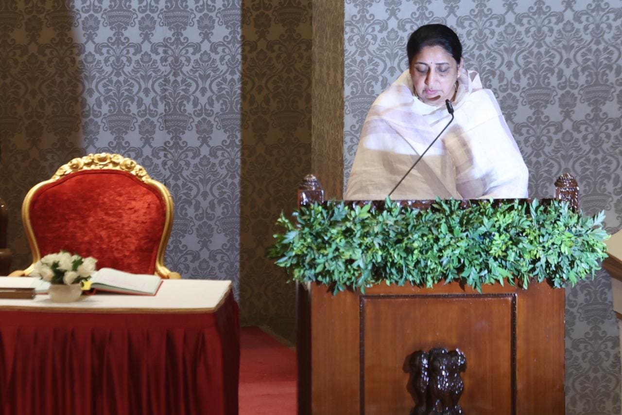 Sunetra Pawar Oath Taking Ceremony