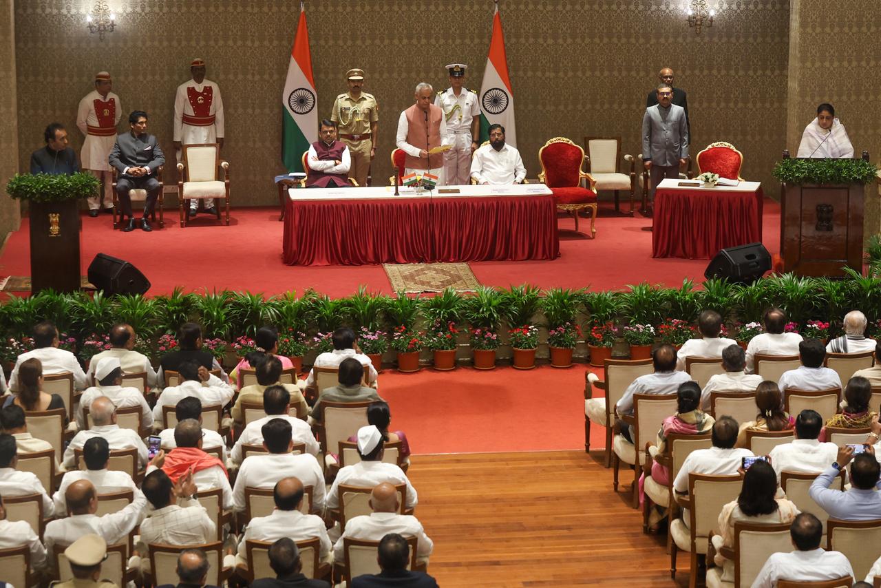 Sunetra Pawar Oath Taking Ceremony