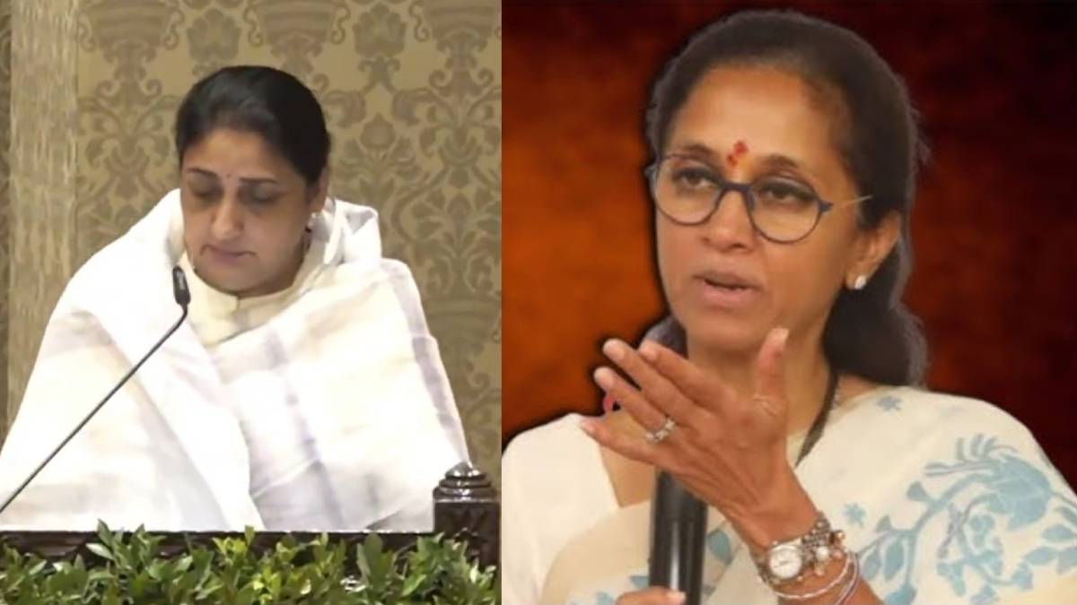 Supriya Sule On Sunetra Pawar Deputy CM