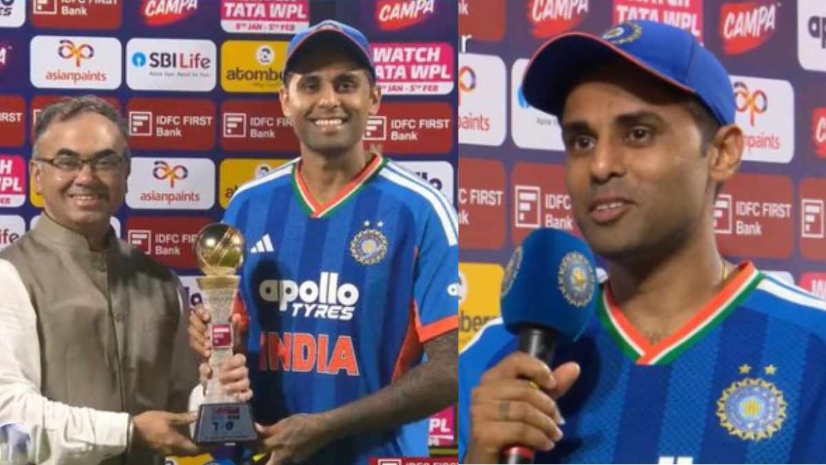 Suryakumar Yadav Statement on Player of The Series Award & Form