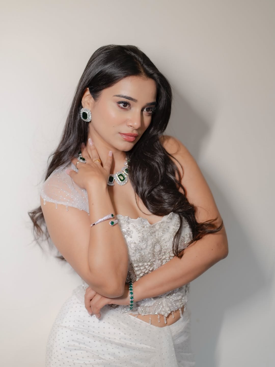 Tanvi Kolte White Gown Look