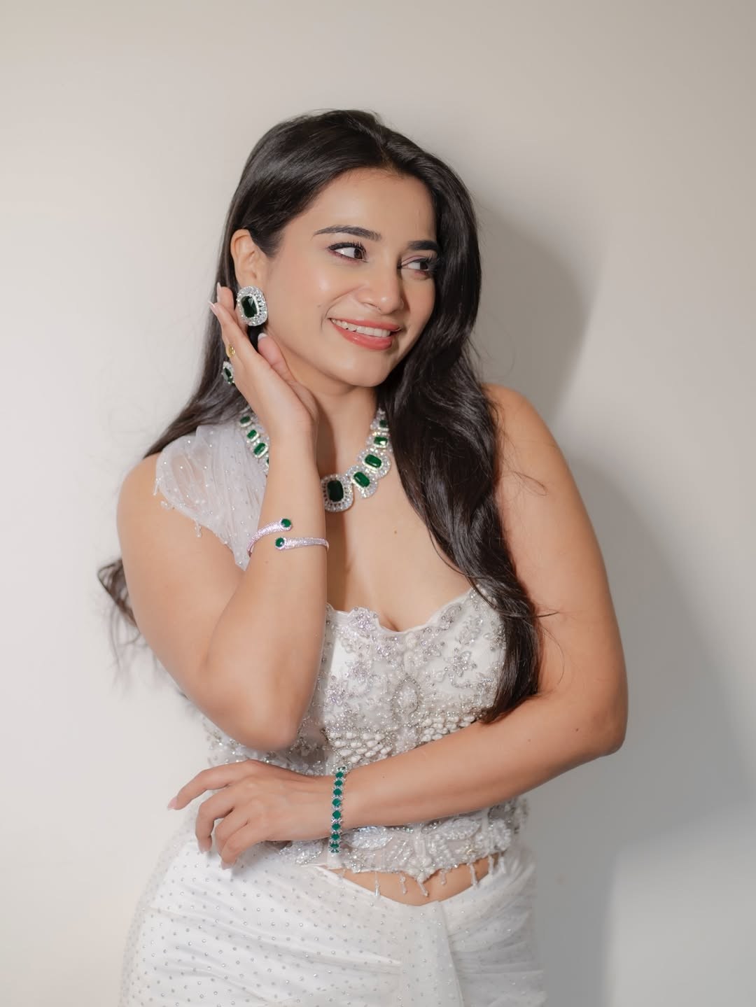 Tanvi Kolte White Gown Look