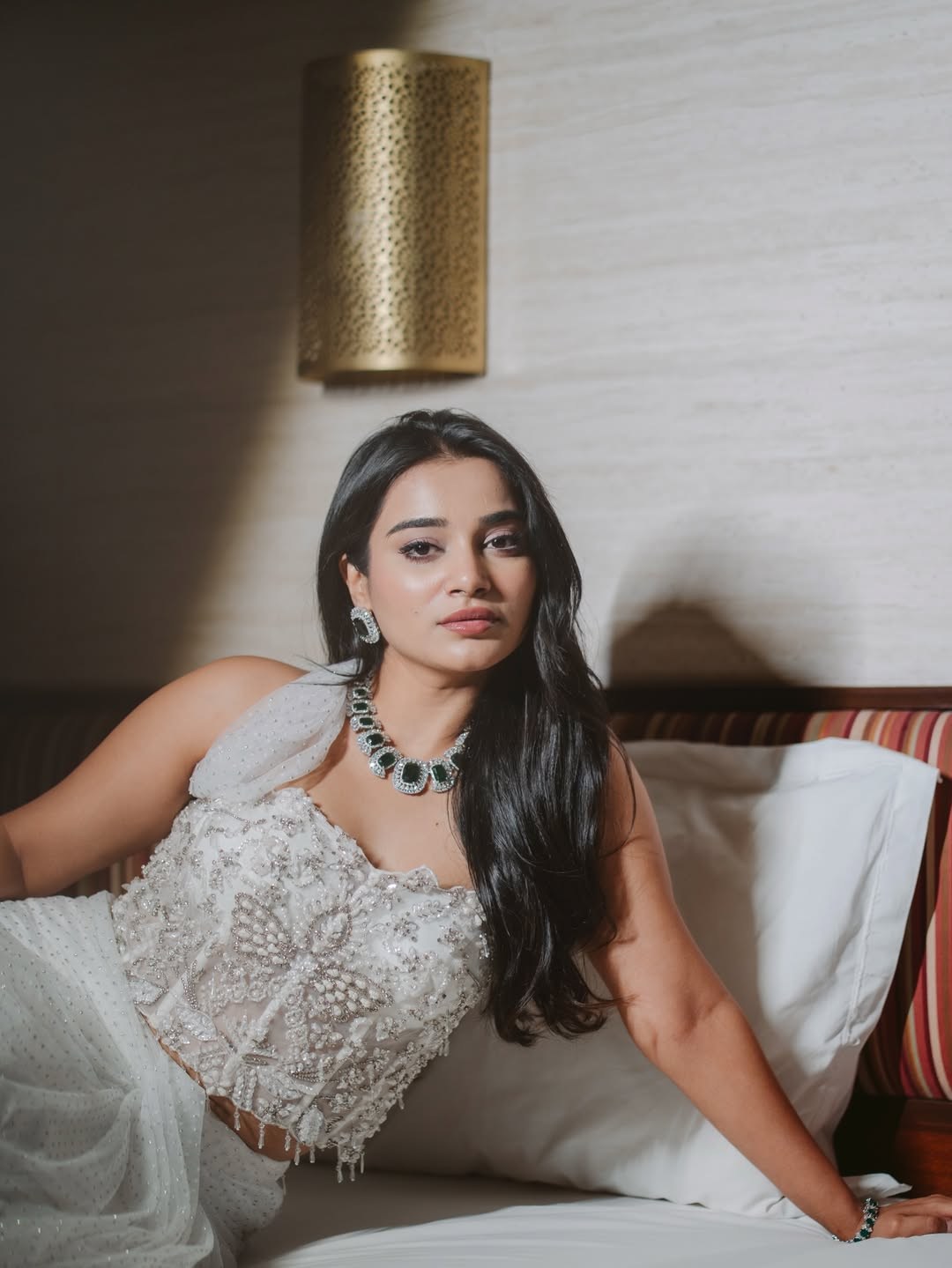 Tanvi Kolte White Gown Look