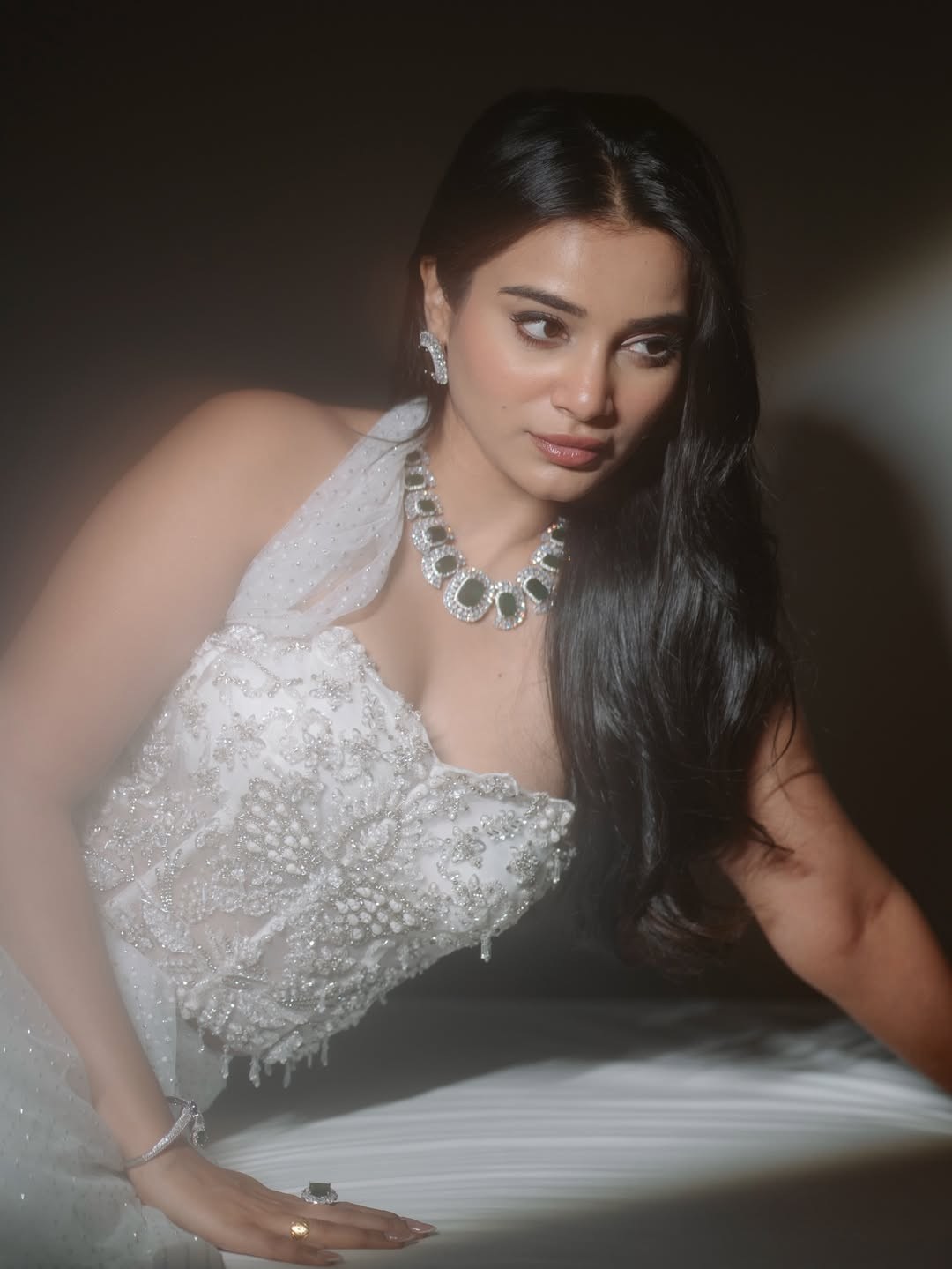 Tanvi Kolte White Gown Look