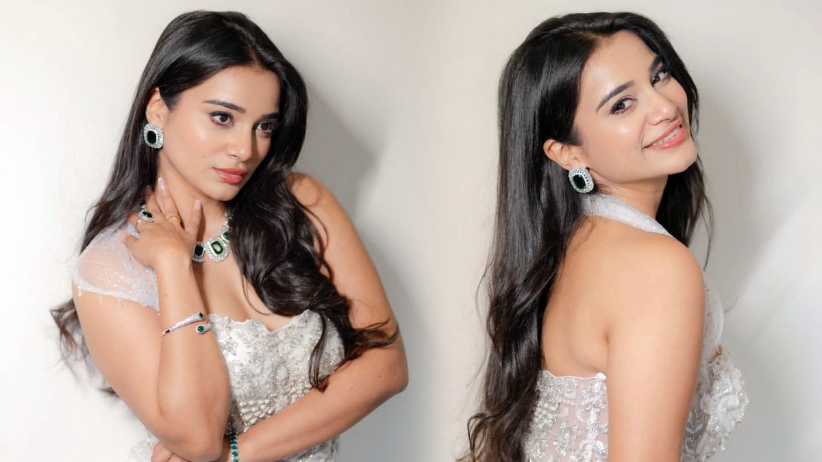 Tanvi Kolte White Gown Look