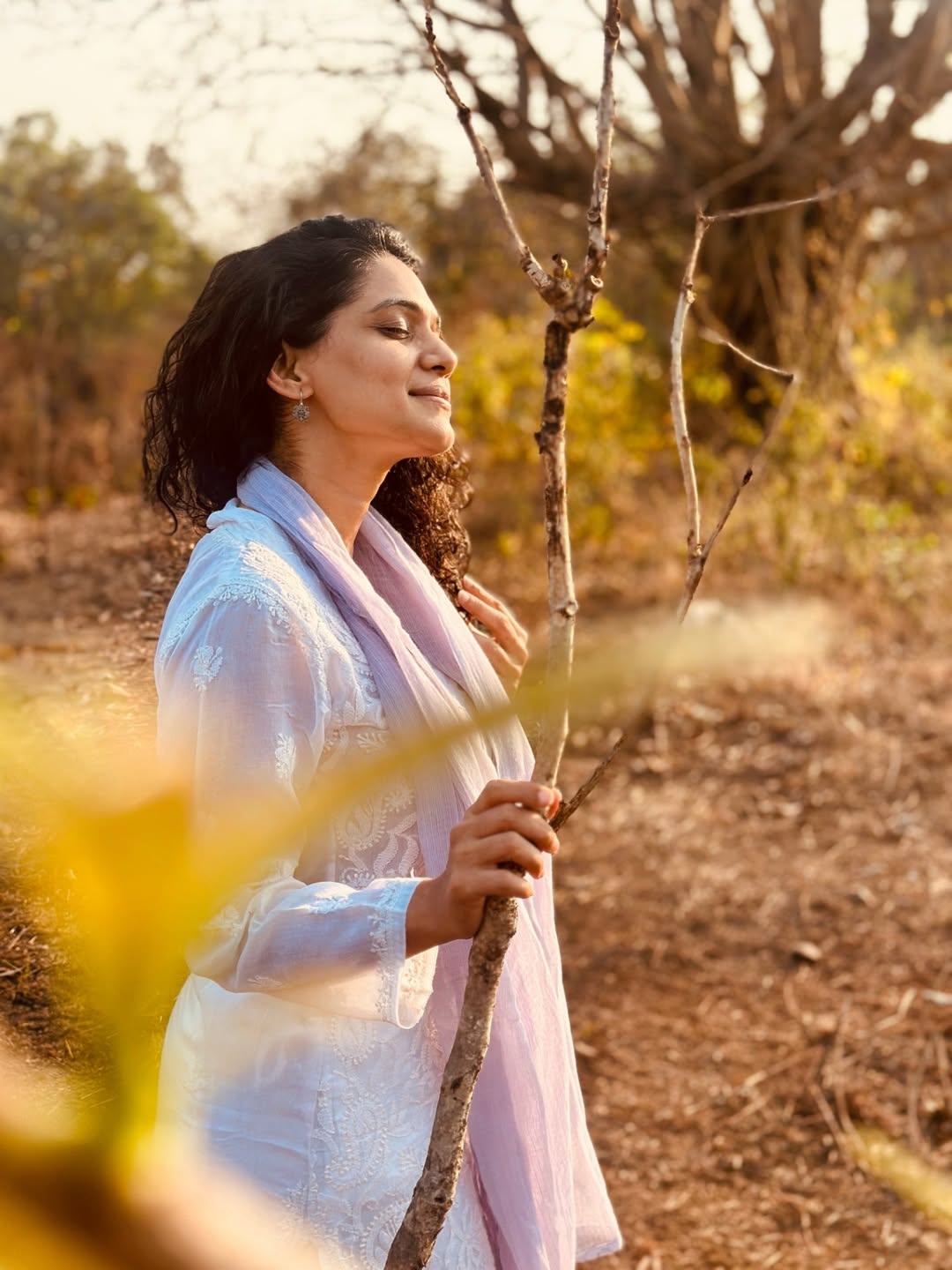 Urmila Kanetkar Chikankari Dress Look