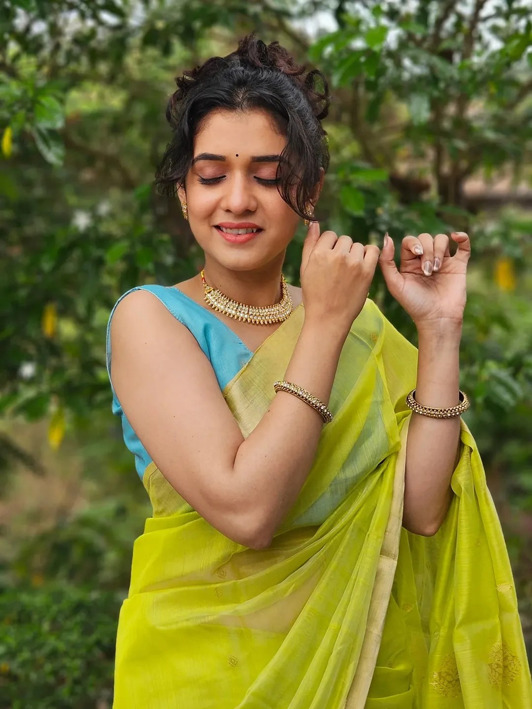 Vaishnavi Kalyankar Gaikwad Saree Look