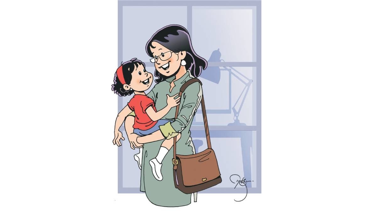 Working Mother Career vs Child Guilt Story Balancing Corporate Life Parenting Marathi Literature Emotional Short Story Chaturang Women