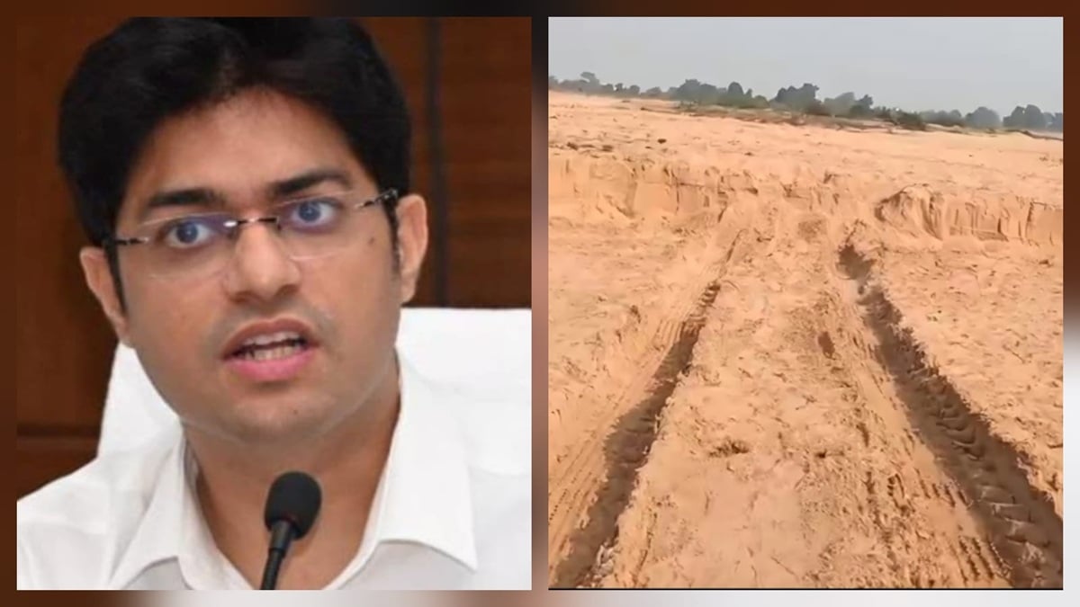 illegal sand mining penalty, Kurkheda sand mafia, Maharashtra sand royalty laws, sand stockpile fines, Taramangal Agency fine, revenue department sand crackdown,