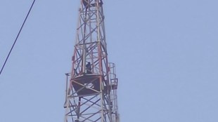 Buldhana corruption protest, Mohana Gram Panchayat fraud, Republic Day tower protest, BSNL tower climb Buldhana, anti-corruption action Maharashtra, corruption investigation Buldhana, Vaibhav Khare protest,