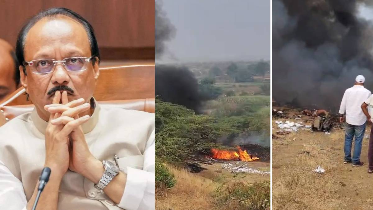 ajit pawar place crashed dead