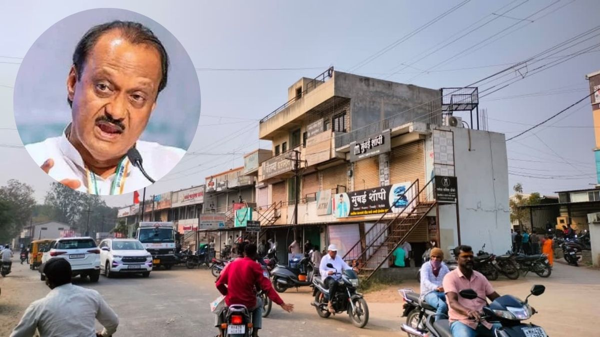  Ajit Pawar Died in Plane Crash Citizens line up to go to Baramati Shops markets closed