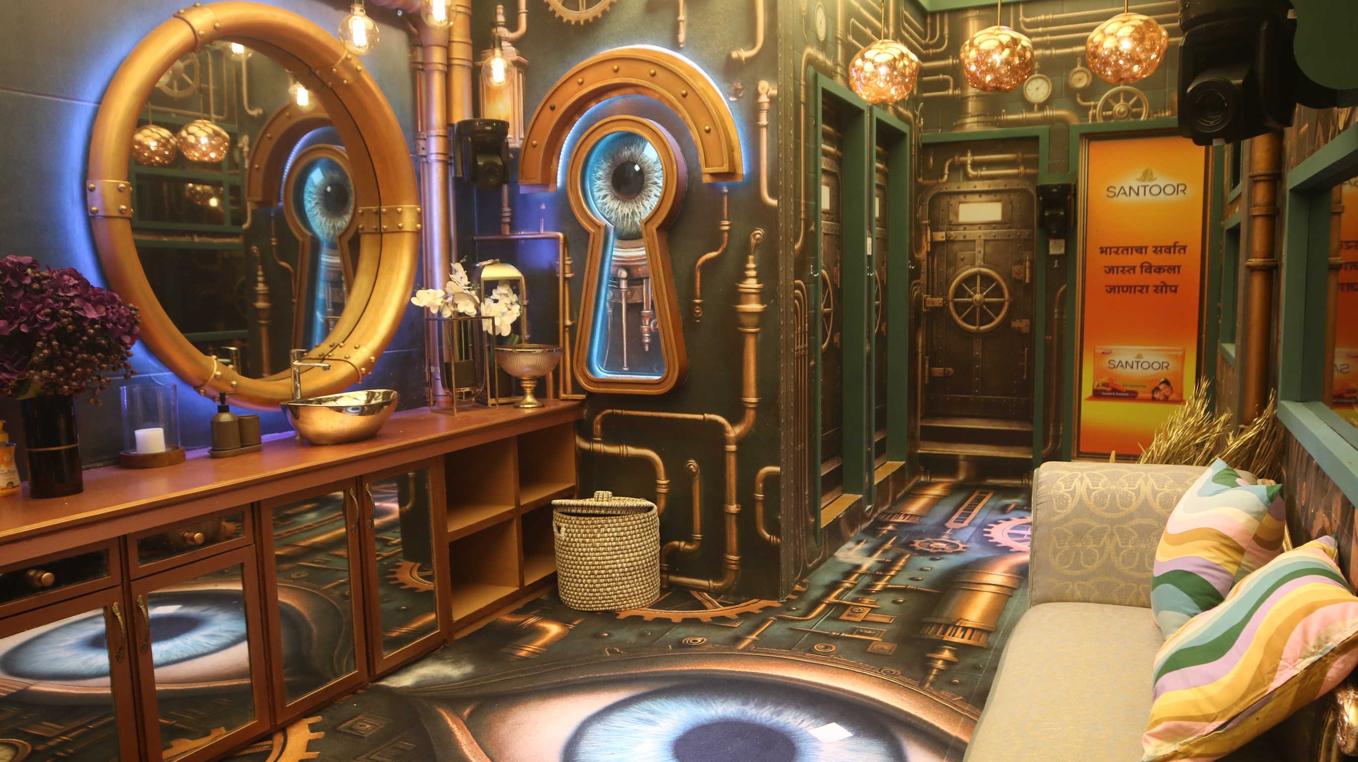 bigg boss marathi 6 house photos bunk bed in bedroom telephone lavish captain room