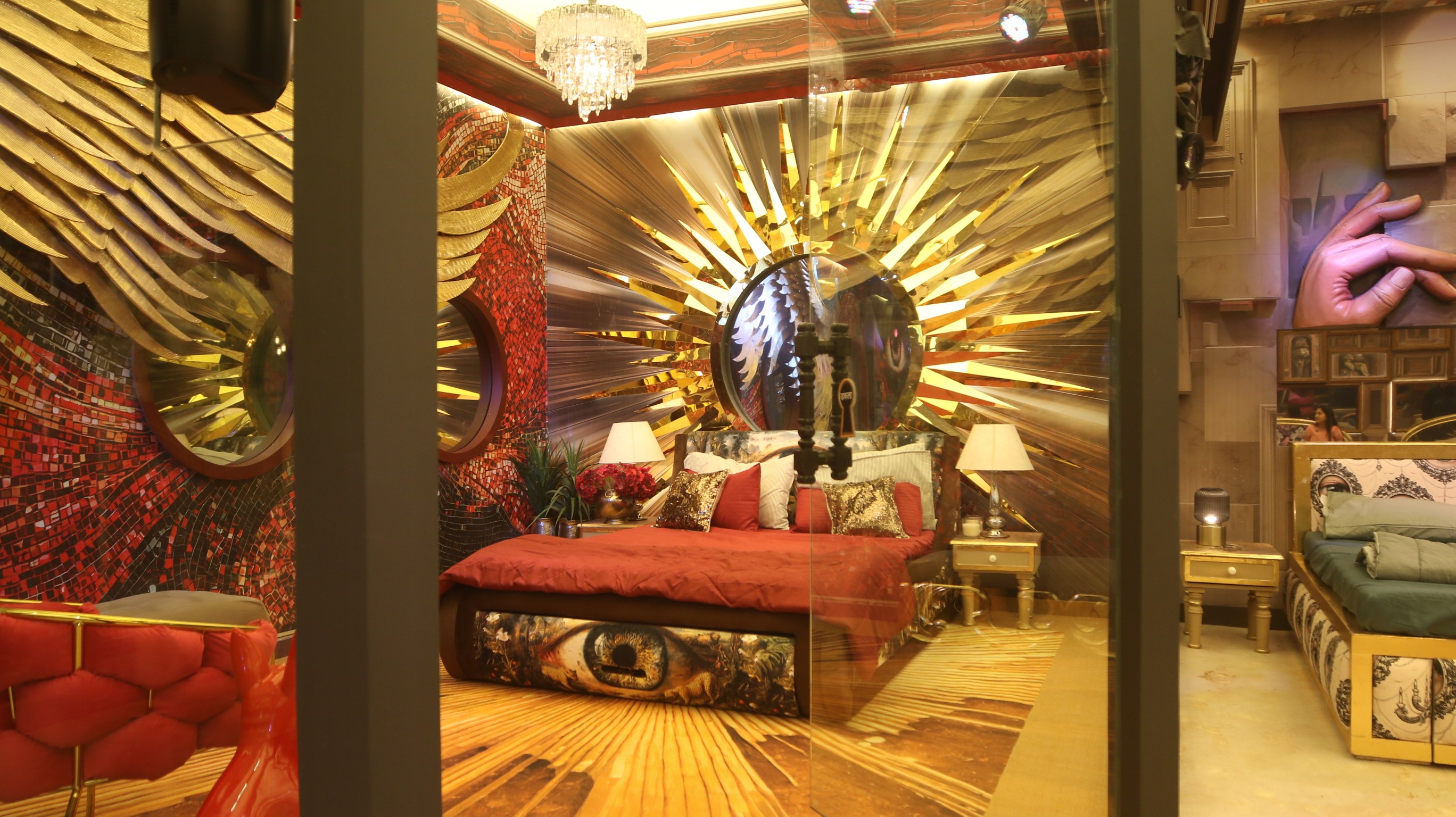 bigg boss marathi 6 house photos bunk bed in bedroom telephone lavish captain room