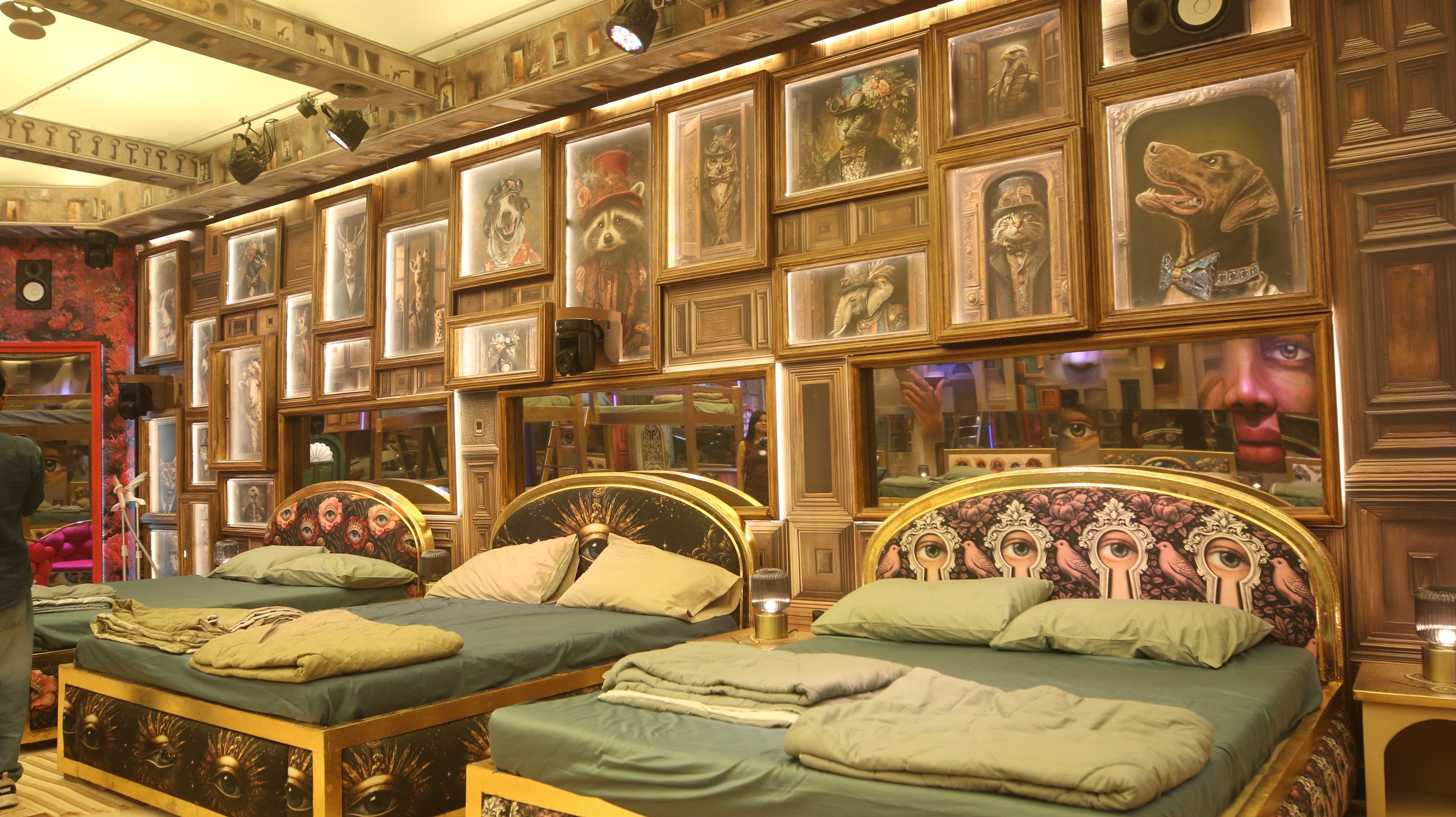 bigg boss marathi 6 house photos bunk bed in bedroom telephone lavish captain room