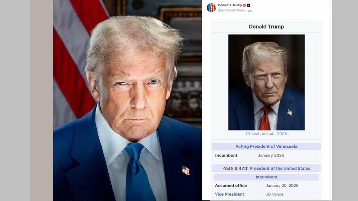 Donald trump acting president of Venezuela