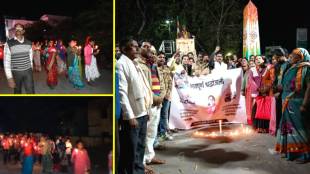 Suspicious death of Navodaya student, candle march of Matang community in mud
