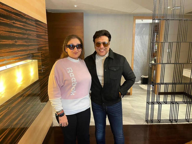 govinda wife sunita ahuja reveals name of woman he is allegedly dating