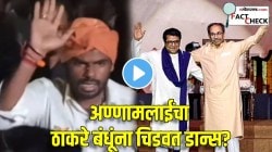 निकालानंतर अण्णामालईंचा ठाकरे बंधूंना चिडवत डान्स? Video व्हायरल होताच सत्य आलं समोर…