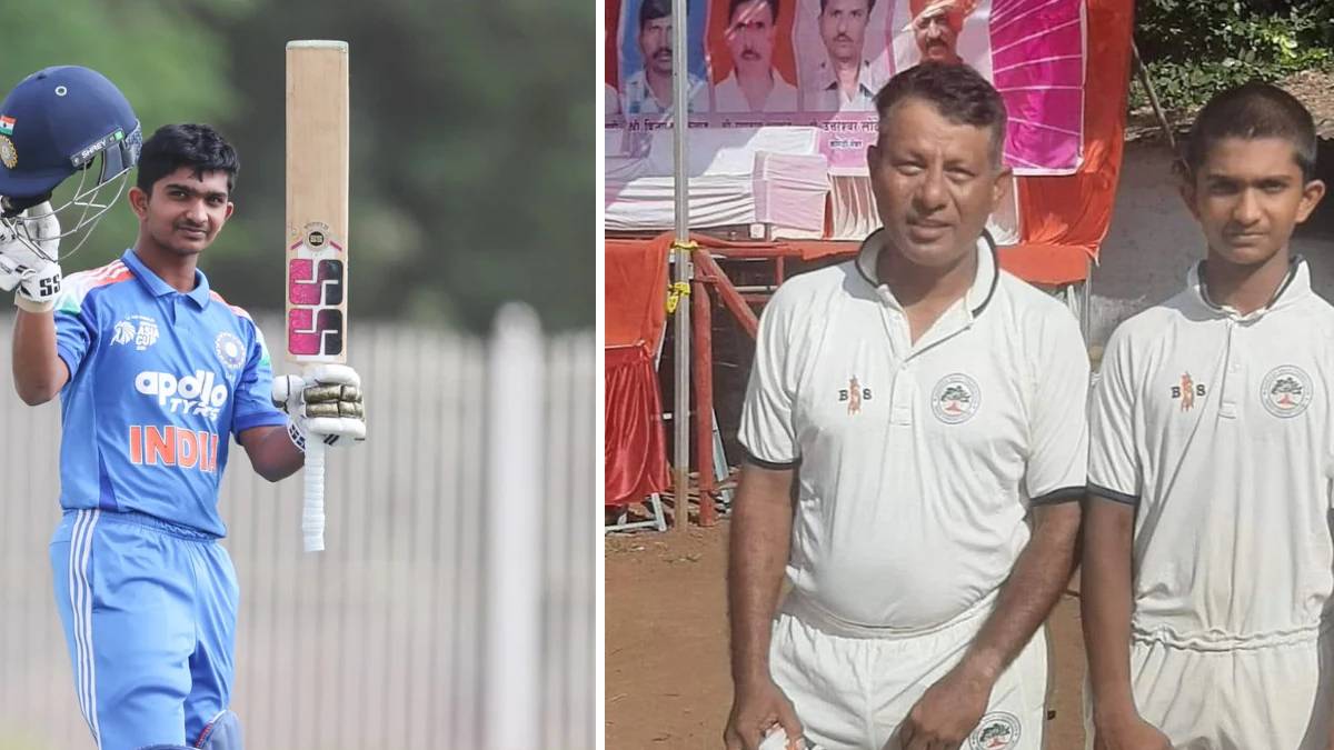 Abhigyan kundu with coach Chetan Jadhav