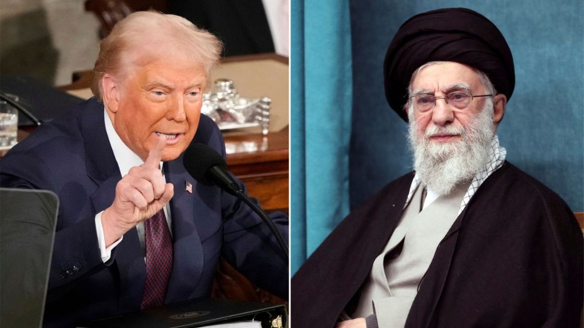Donald Trump says big flotilla going towards Iran