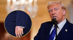 Donald Trump : डोनाल्ड ट्रम्प यांच्या डाव्या हातावरील जखम नेमकी कशाची? अमेरिकन राष्ट्राध्यक्षांचे दावोसमधील फोटो चर्चेत