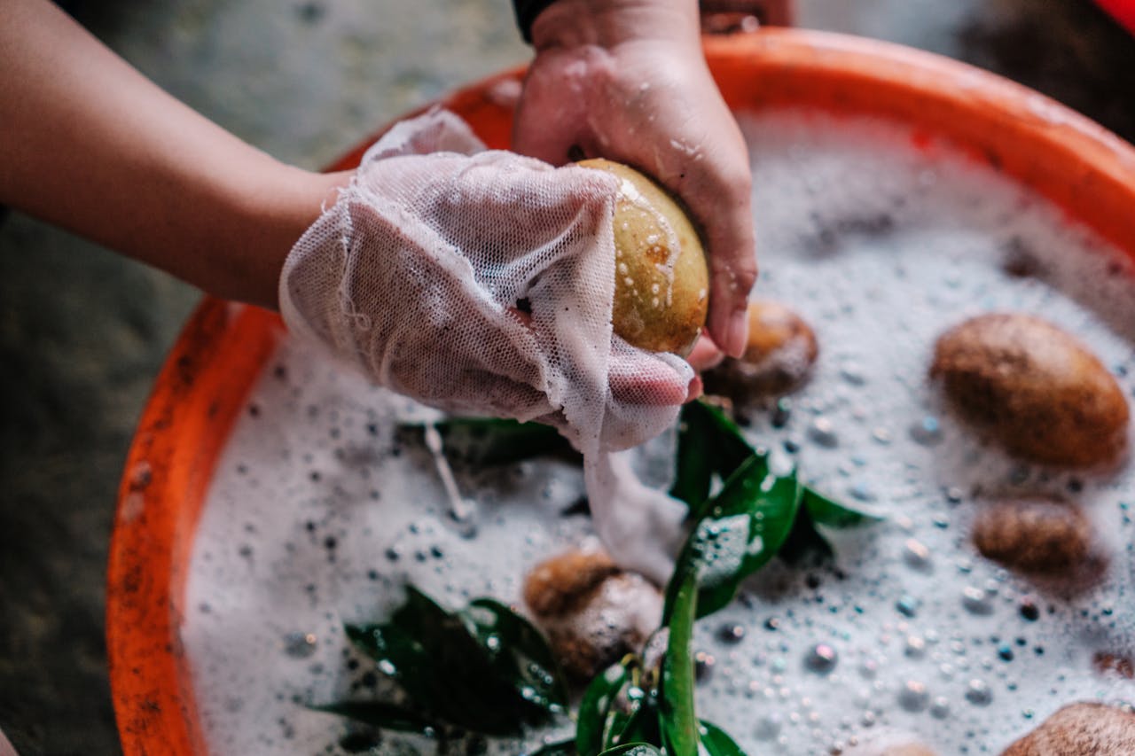 tricks for cleaning vegetables
