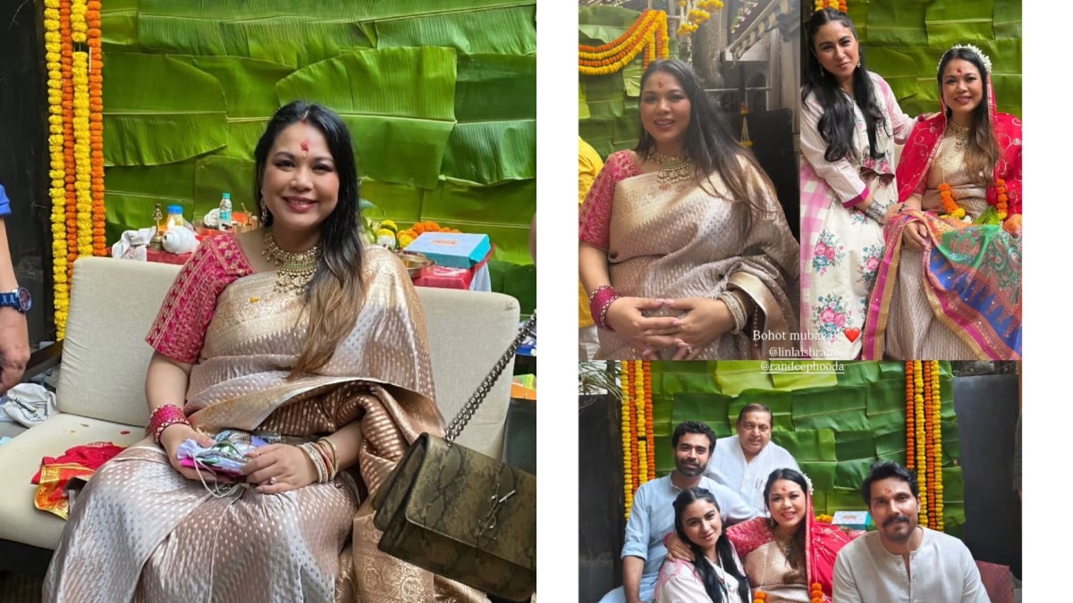 lin laishram baby shower photos