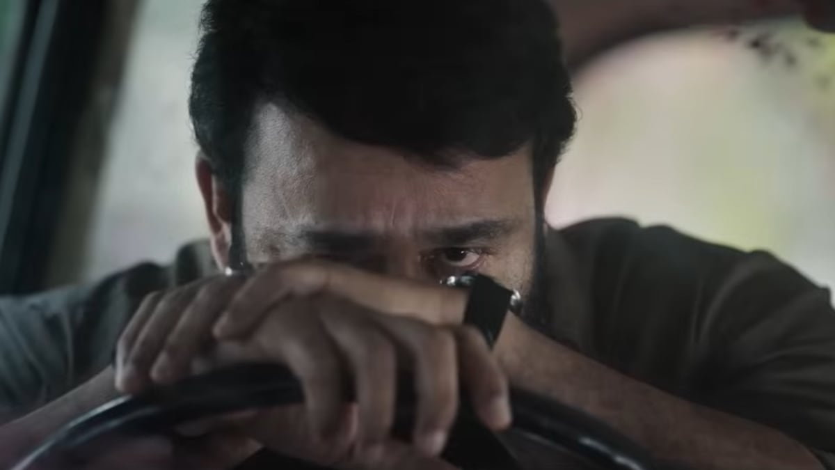 mohanlal film Thudarum trending on Jiohotstar