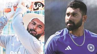 Rishabh Pant and Mohammad Siraj