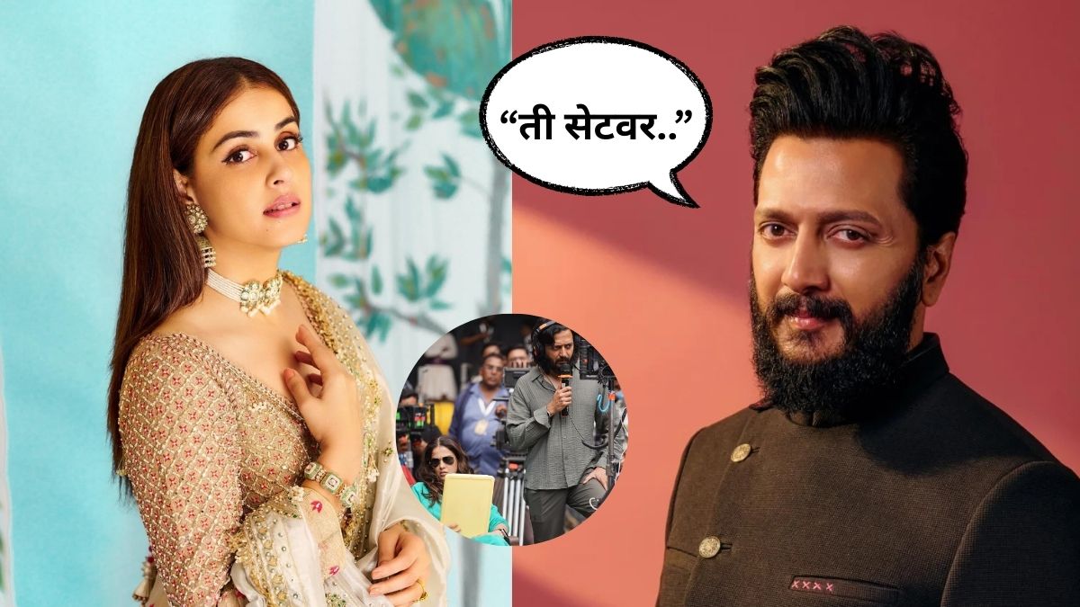 riteish deshmukh praises genelia as producer shares ved set incident