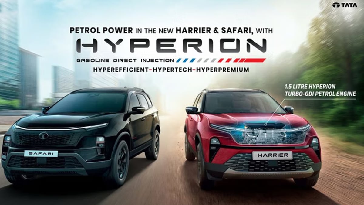 tata harrier price tata motors launched petrol varients of harrier and safari suv price, specs, features