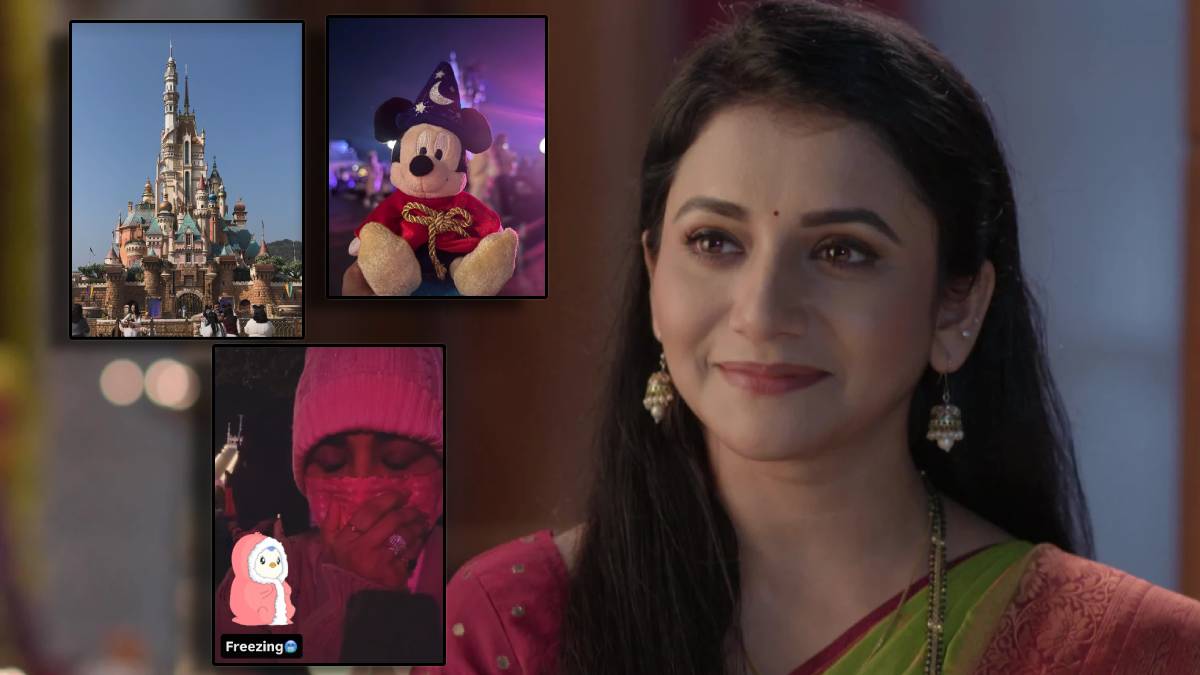 tharala tar mag jui gadkari break from the schedule and went to hong kong disney land