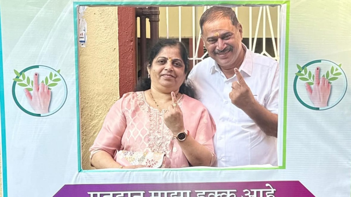vasai virar civic election 2026 mla sneha dubey other participate in voting